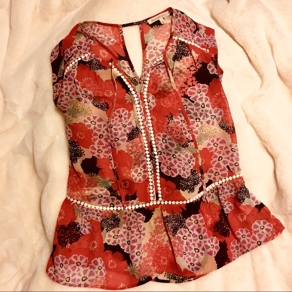 Daniel Rainn Floral Blouse